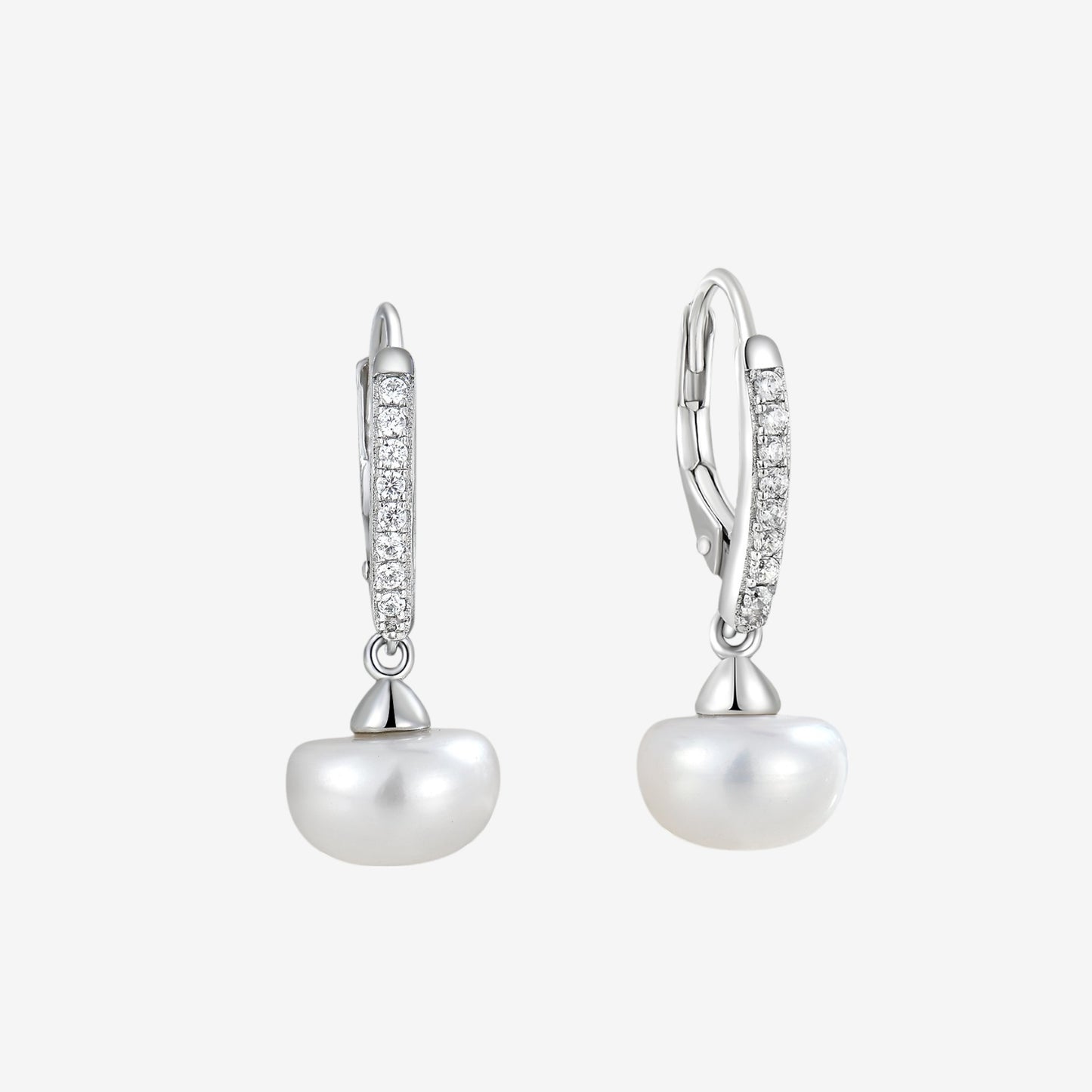 Boucles d'oreilles Qiu Jin en argent 925 et perles d'eau douce