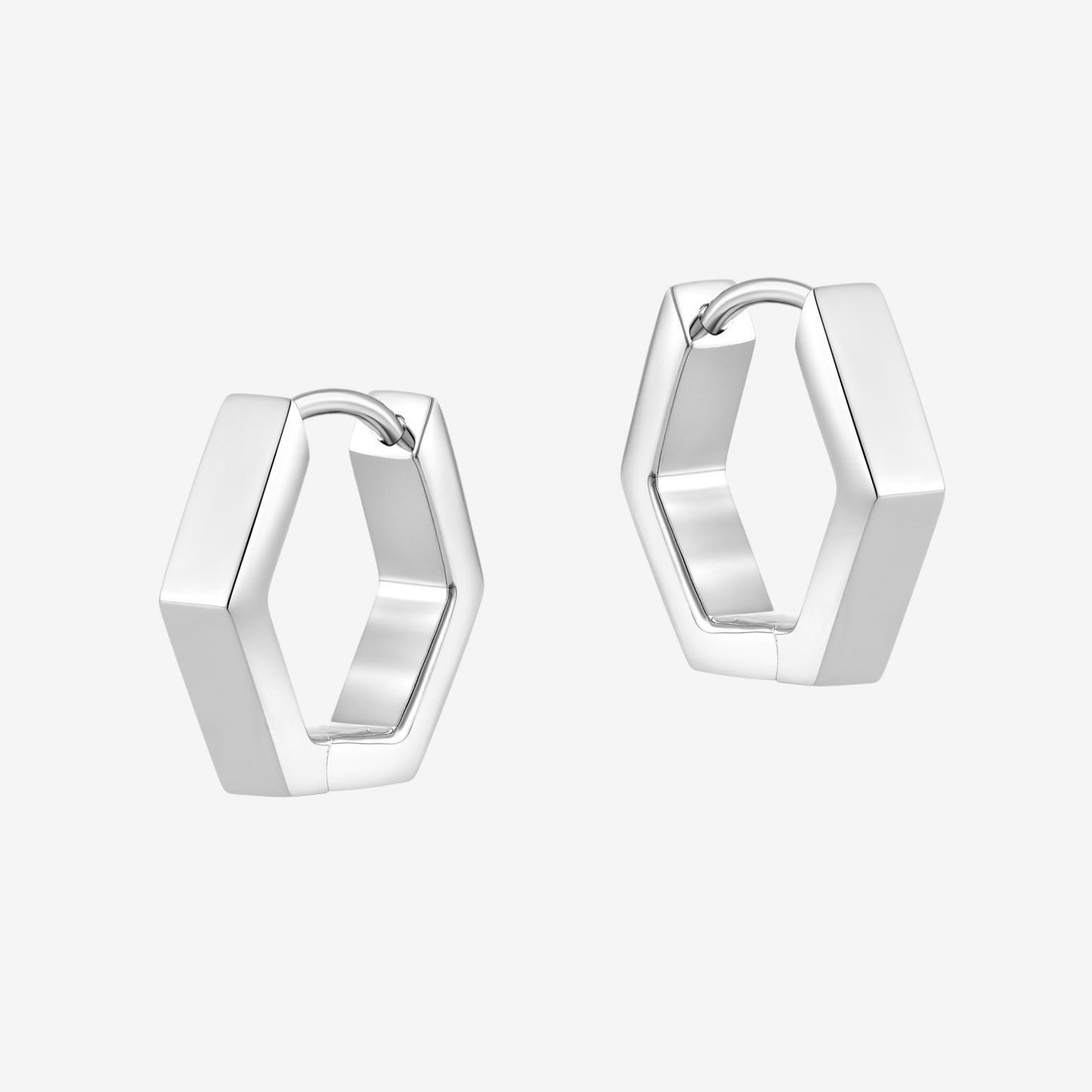 Boucles d'oreilles en argent 925 formes géométrique