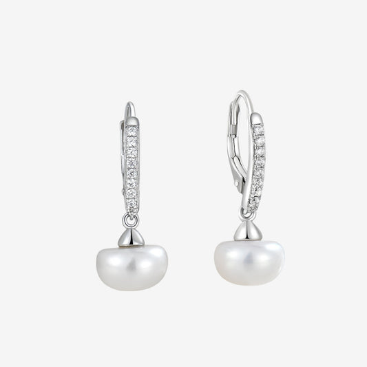 Boucles d'oreilles Qiu Jin en argent 925 et perles d'eau douce